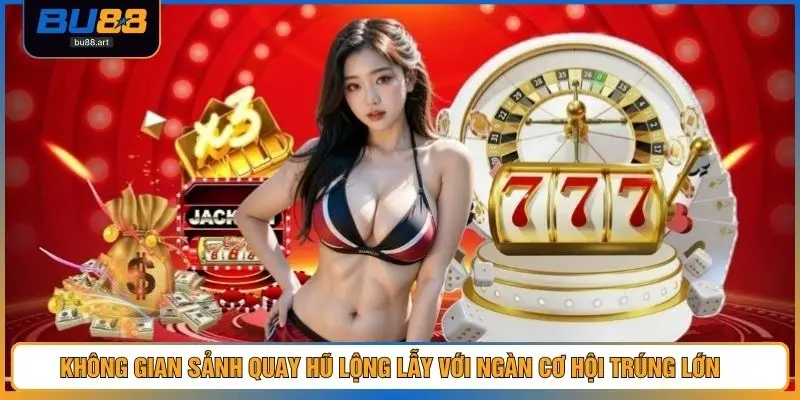 Nổ Hũ Bu88 1 Không gian sảnh quay hũ lộng lẫy với ngàn cơ hội trúng lớn