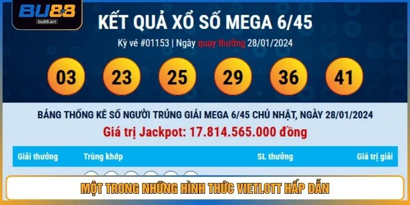Vietlott - Tìm Hiểu 4 Hình Thức Trúng Hàng Chục Tỷ Đồng 3 Một trong những hình thức Vietlott hấp dẫn