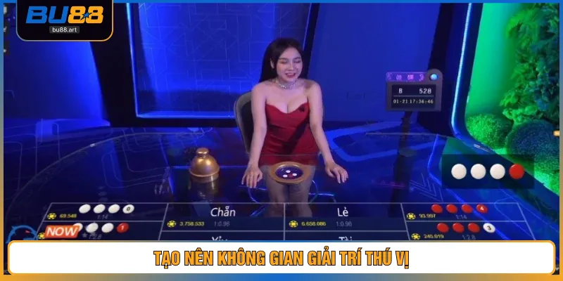 Livestream Tài Xỉu – Sân Chơi Chất Lượng Với 5 Tính Năng 3 Tạo nên không gian giải trí thú vị